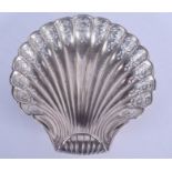 A VICTORIAN SILVER SHELL FORM DISH. Sheffield 1899. 209 grams. 21 cm wide.