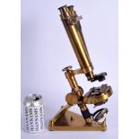 A LARGE R & J BECK OF LONDON & PHILADELPHIA MICROSCOPE. No 11346. 39 cm high.