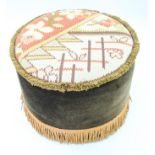 A Vintage Pouffes 35 x 27 cm