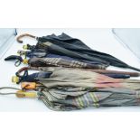 Collection of vintage umbrellas Largest 90 cm (8) .