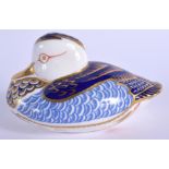 Royal Crown Derby paperweight Duck, one of the first six models RCD made and has ceramic stopper. 11