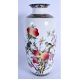 A CHINESE PORCELAIN VASE 20th Century. 25.5 cm high.