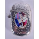 A SILVER EROTIC VESTA CASE. 29 grams. 5.5 cm x 3.5 cm.