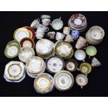 Huge collection of ceramic tea cups, saucers plates. (Qty)