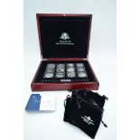 The Fabulous 12 boxed collection of silver coins with certificates (12).