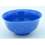 A Chinese Dragon bowl 15 x 8cm.