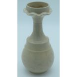 A Chinese Song ding ware vase 27 x 13cm.