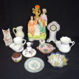 A group of English and continental and English ceramics .(Qty)