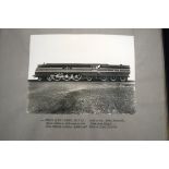 A 1930S TOUR OF CORONATION SCOT USA PHOTOGRAPHIC TRAIN ALBUM. (qty)