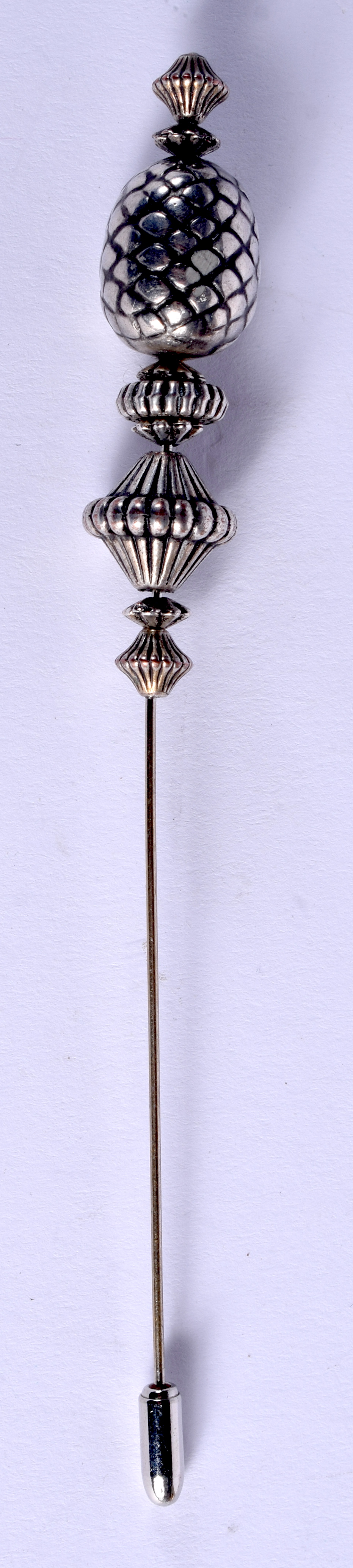 AN ANTIQUE SCOTTISH SILVER HAT PIN. 7 grams. 13 cm long.