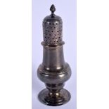 AN ANTIQUE SILVER PEPPER POT. London 1821. 81 grams. 13 cm x 5 cm.