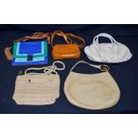 A collection of handbags including a Melie Bianco Vegan leather bag, Kate spade etc (5)