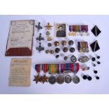 ASSORTED MEDALS together with badges etc. (qty)