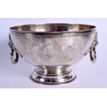 AN ANTIQUE SILVER SUGAR BOWL MONTEITH BOWL. London 1915. 434 grams. 15 cm x 9 cm.