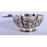 AN 18TH/19TH CENTURY DUTCH BRANDY BOWL. 106 grams. 13 cm x 5 cm.