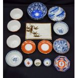 A Collection of Chinese and Japanese ceramic bowls and dishes Qty.
