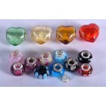 ASSORTED PANDORA BEADS. (qty)