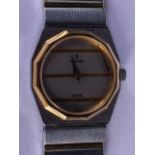 A BI METAL CONCORDE WRISTWATCH. 2.25 cm wide.