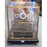 A LARGE CONTEMPORARY CONGREAVE ROLLING BALL CLOCK. 50 cm x 38 cm.