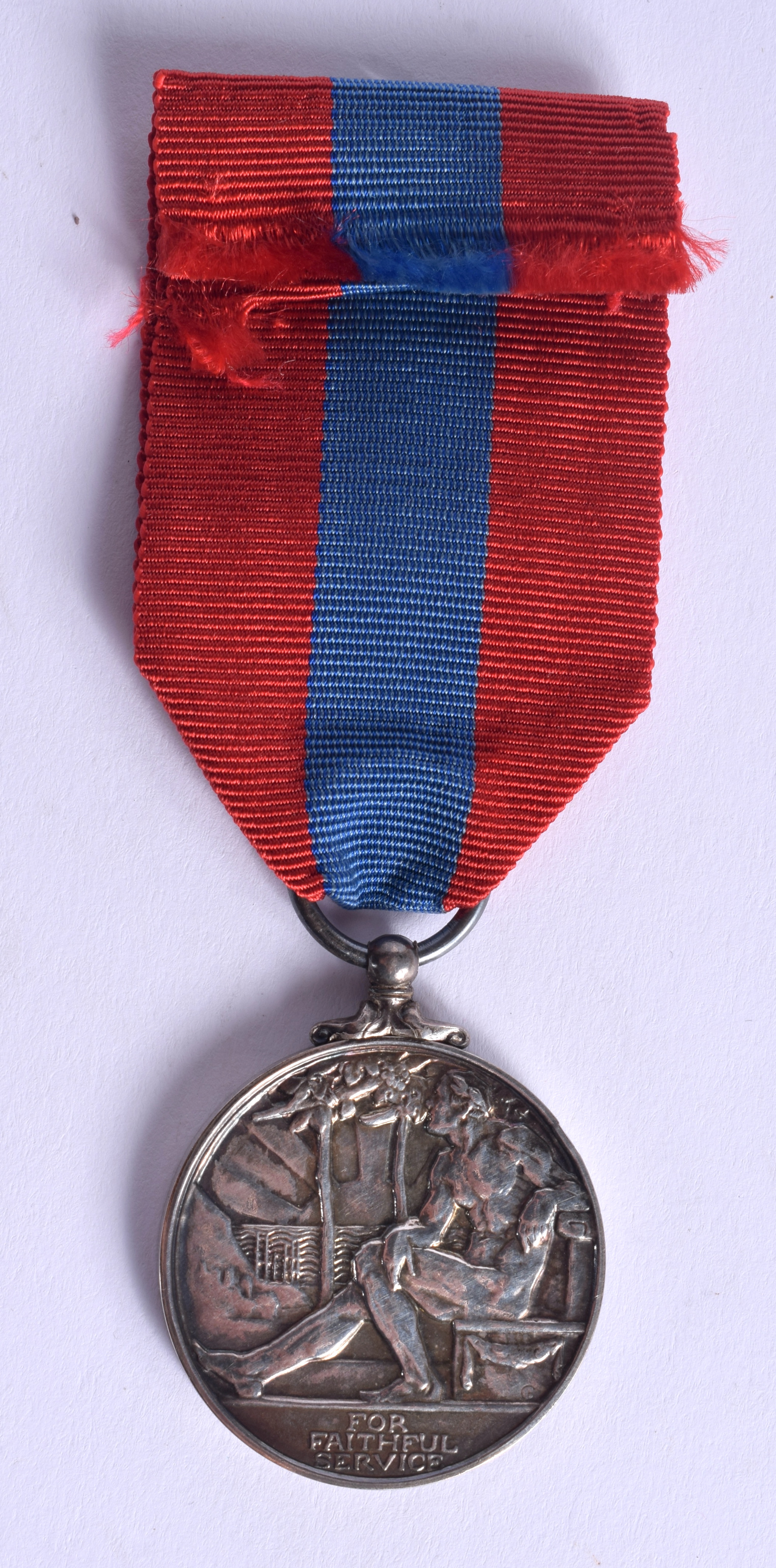 AN ELIZABETH II SILVER MEDAL presented to Harold Rother. 2.5 cm wide. - Image 2 of 3