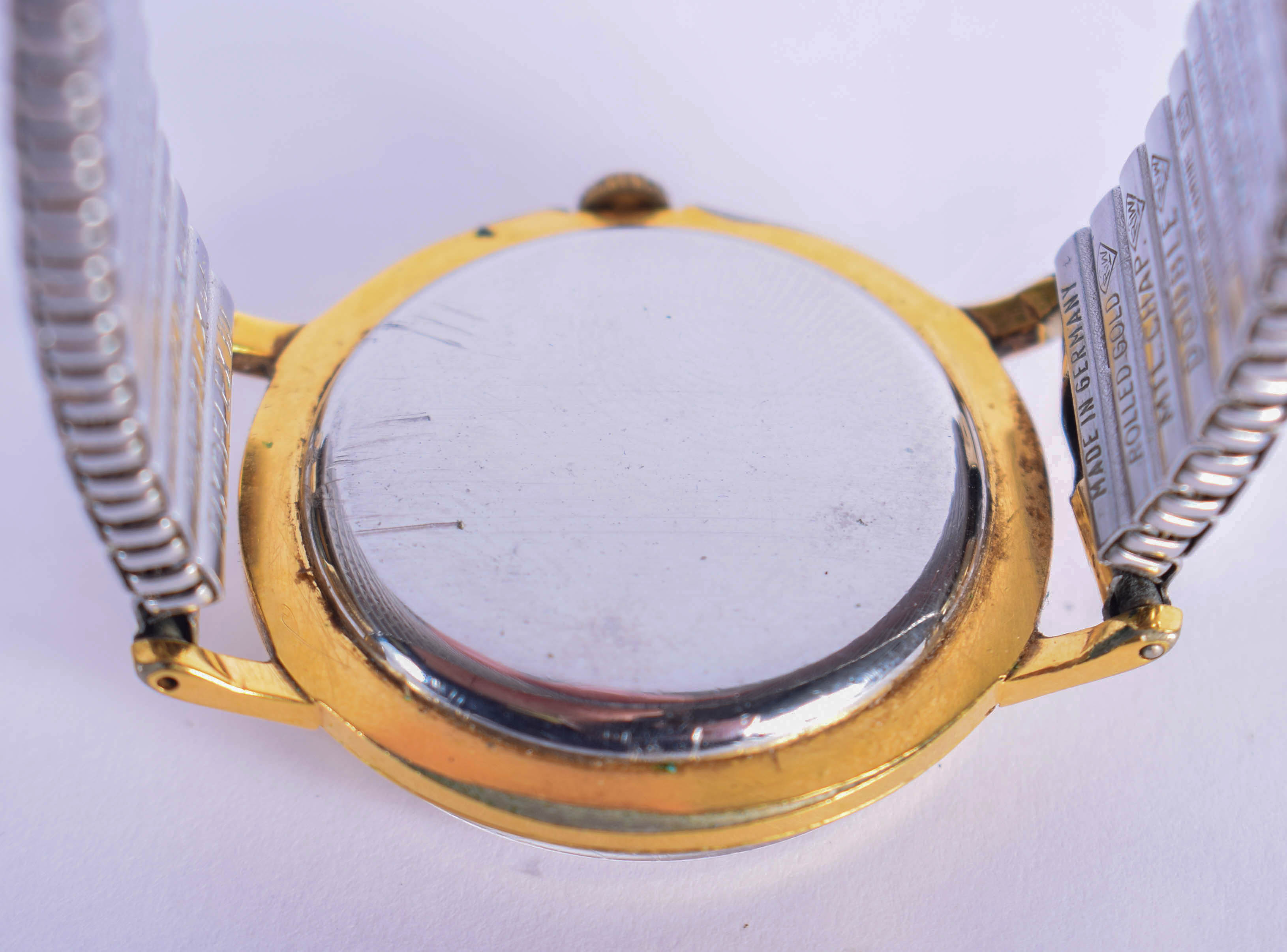 A CYMAFLEX WRISTWATCH. 3 cm diameter. - Image 2 of 2