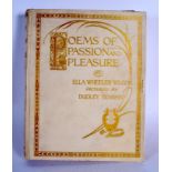 Poems of Passion & Pleasure by Ella Wheeler Wilcox Book.
