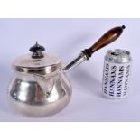 A VERY RARE MID 19TH CENTURY ENGLISH SILVER BRANDY WARMER of highly unusual proportions. London 1839