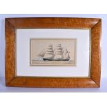 English School (19th Century) Watercolour, Boat. Image 17 cm x 26 cm.