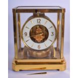 A JAEGER LE COULTRE BRASS ATMOS CLOCK. 23 cm x 16 cm.