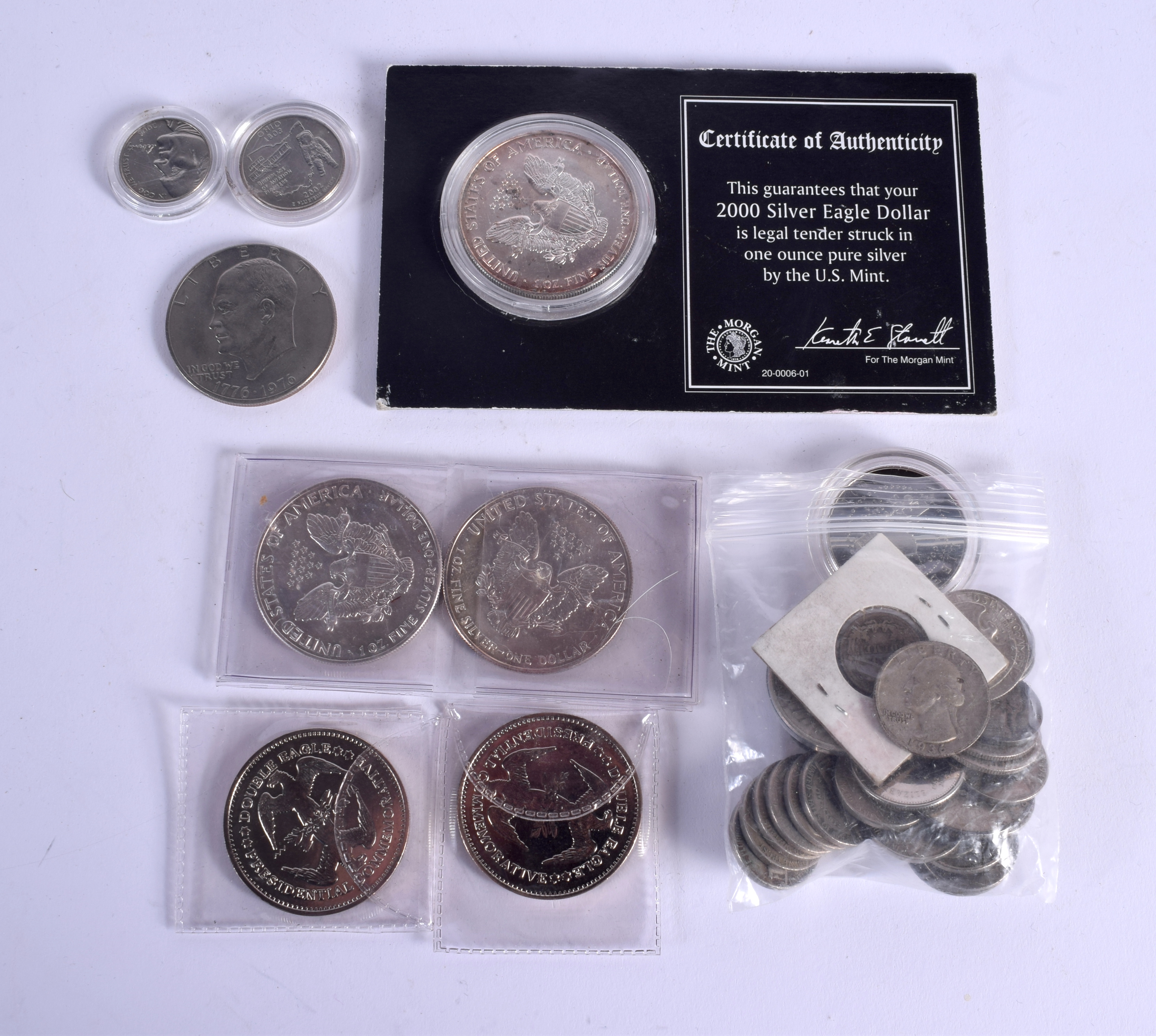 A SILVER PROOF COIN etc. (qty) - Image 2 of 2