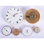 ASSORTED WATCH MOVEMENTS. (6)