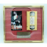 Eric Clapton Framed Presentation Gold Award Video of The Eric Clapton Concert 1988 40 x 37cm