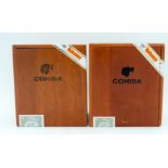 Cohiba boxed Cuban cigars two boxes one sealed (35).
