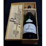 A boxed 9 litre Bosca anniversary spumante brut .