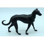 A Bronze dog 33 x 20cm.