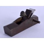 A JAPANESE BRONZE PLANE OKIMONO. 6.5 cm wide.