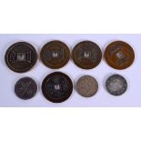 EIGHT CHINESE COINS 20th Century. (8)