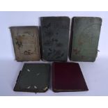 ASSORTED POSTCARD ALBUMS including some shipping, social history etc. (qty)