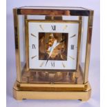 A JAEGER LE COULTRE BRASS ATMOS CLOCK. 23 cm x 16 cm.