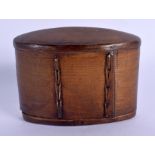 A NORTH AMERICAN TRIBAL BIRCH BOX. 11 cm x 9 cm.