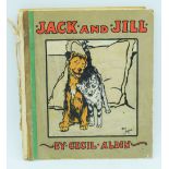 A copy of Jack and Jill illustrated book by Cecil Aldrin .