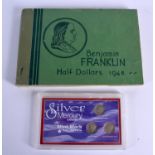 VARIOUS AMERICAN SILVER PROOF COIN SETS. (qty)