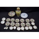 A collection of Chinese porcelain , plates ,bowls vase etc Qty.