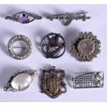 ASSORTED SILVER JEWELLERY etc. 41 grams. (qty)