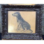 English School (C1940) Miriam Berthduer, Sketch, Doggy. Image 24 cm x 26 cm.