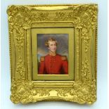 Maria Chalon (C1833) Painted ivory portrait miniature, Lt Col James Noble, Son of William Noble of A