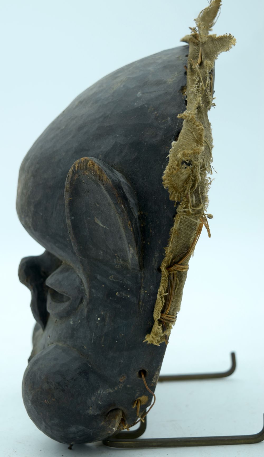 AFRICAN TRIBAL OGONI MASK, NIGERIA. 25cm x 17cm - Bild 3 aus 4