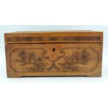 A LARGE EARLY 20TH CENTURY CHINESE CARVED CAMPHORWOOD CHEST Late Qing/Republic, decorated with birds