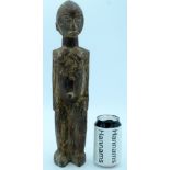 AFRICAN TRIBAL LOBI FIGURE. BURKINA FASO. 39cm x 9cm