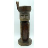 TRIBAL AFRICAN ART SEPIK RIVER FIGURE. 32cm high